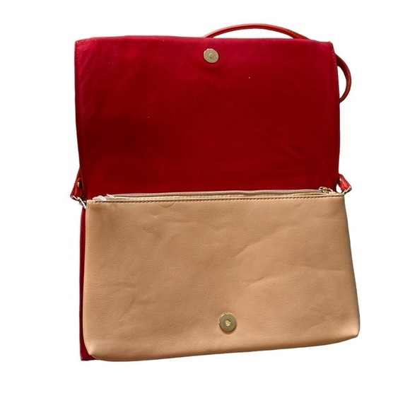 Millie Blanco Red shoulder rectangle bag - Picture 2 of 9